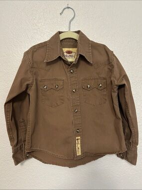 Larry Mahan Cowboy Collection Cotton Western Snap Long Sleeve Shirt